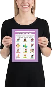 abc daily routine Poster for kids learning 8″×10″ : A JERSEY STORE ...