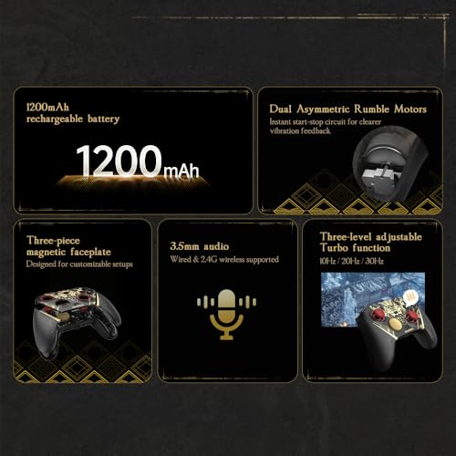 Image of GameSir G7 Pro 8K PC Wireless Controller, Nioh 3 - 8000Hz Polling Rate Wired & 2.4G, TMR Joysticks Anti-Stick Drift, Hall Effect Analog Triggers, Esports Gamepad for Windows PC with 3.5mm Audio