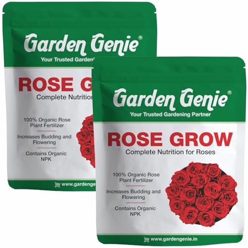 Image of Garden Genie Rose Grow 1.6 Kg | Organic Plant Food Fertilizer for Rose Fertilizer for Plant | Essential Nutrients, Promotes Vibrant Blooms