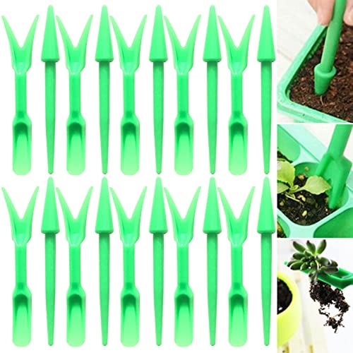 WideSmart 20-Teiliges Pikierstab,Pflanzholz Pflanzwerkzeug Saatgut Gartengeräte zum Versetzen von Setzlingen Kunststoff Pflanzhilfe Gartenwerkzeug zur Aussaat Hpamba Pflanzmaschine