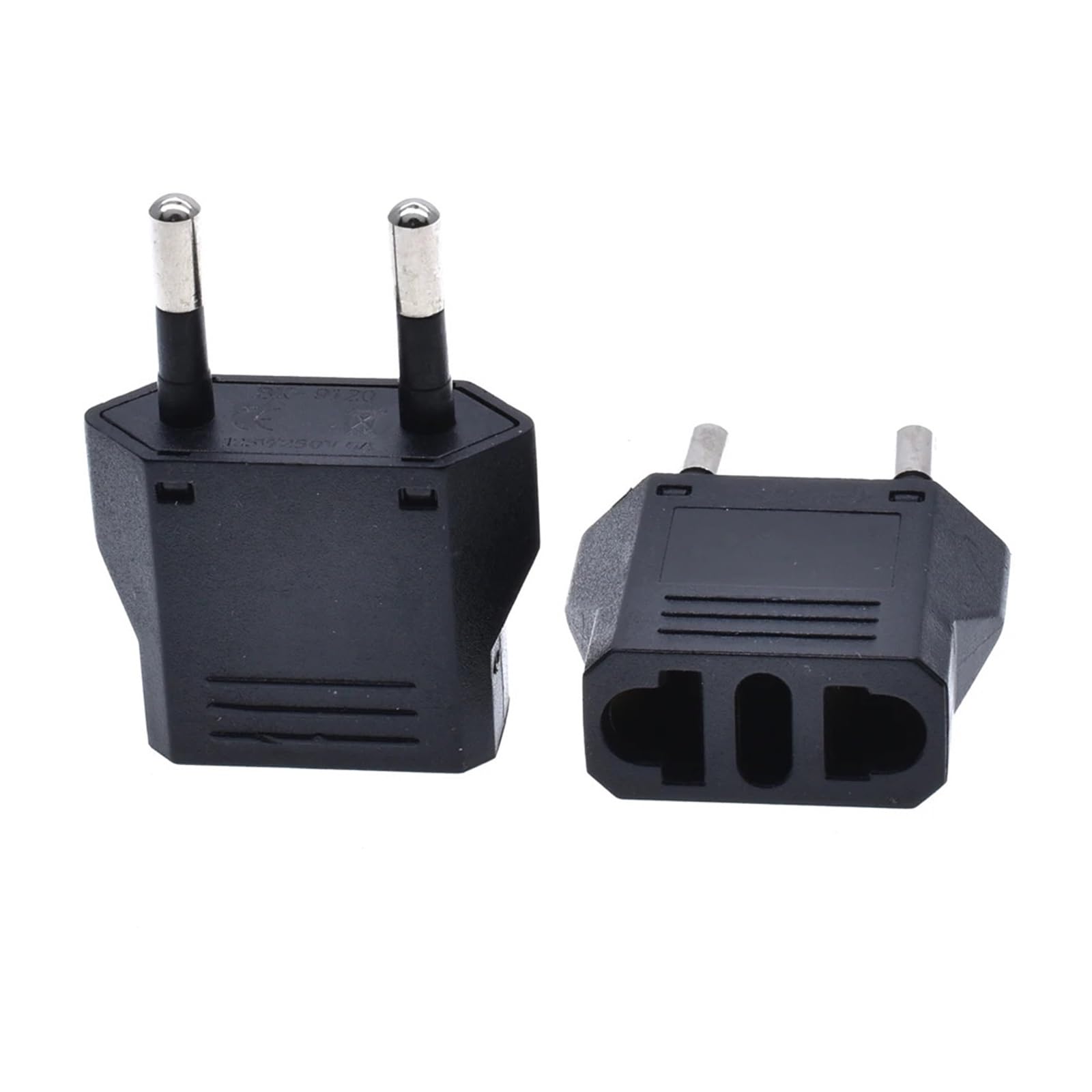 Adaptador enchufe de alimentación CA blanco convertidor cargador toma de corriente de 4.0 mm 8