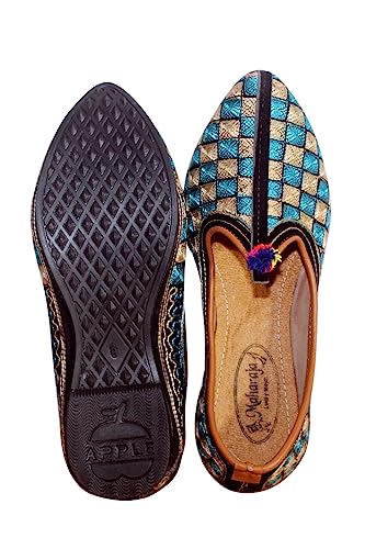 Men's Ethnic Embroidery Jutis and Mojaris for Fashion|Outdoor|Occasions|Wedding|Party|Festive|Evening|Shoes with Comfort Insole DXYM-7918