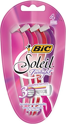 BIC Soleil Twilight Disposable Razor, Women, 4-Count (Pack of 6)