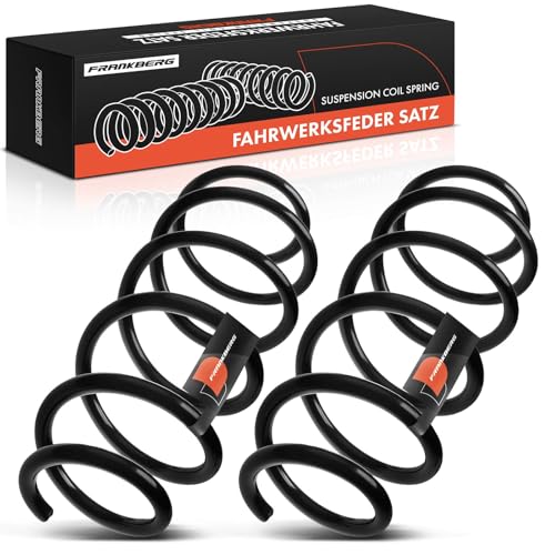 Image of Frankberg 2x Suspension Coil Spring front axle 93182918