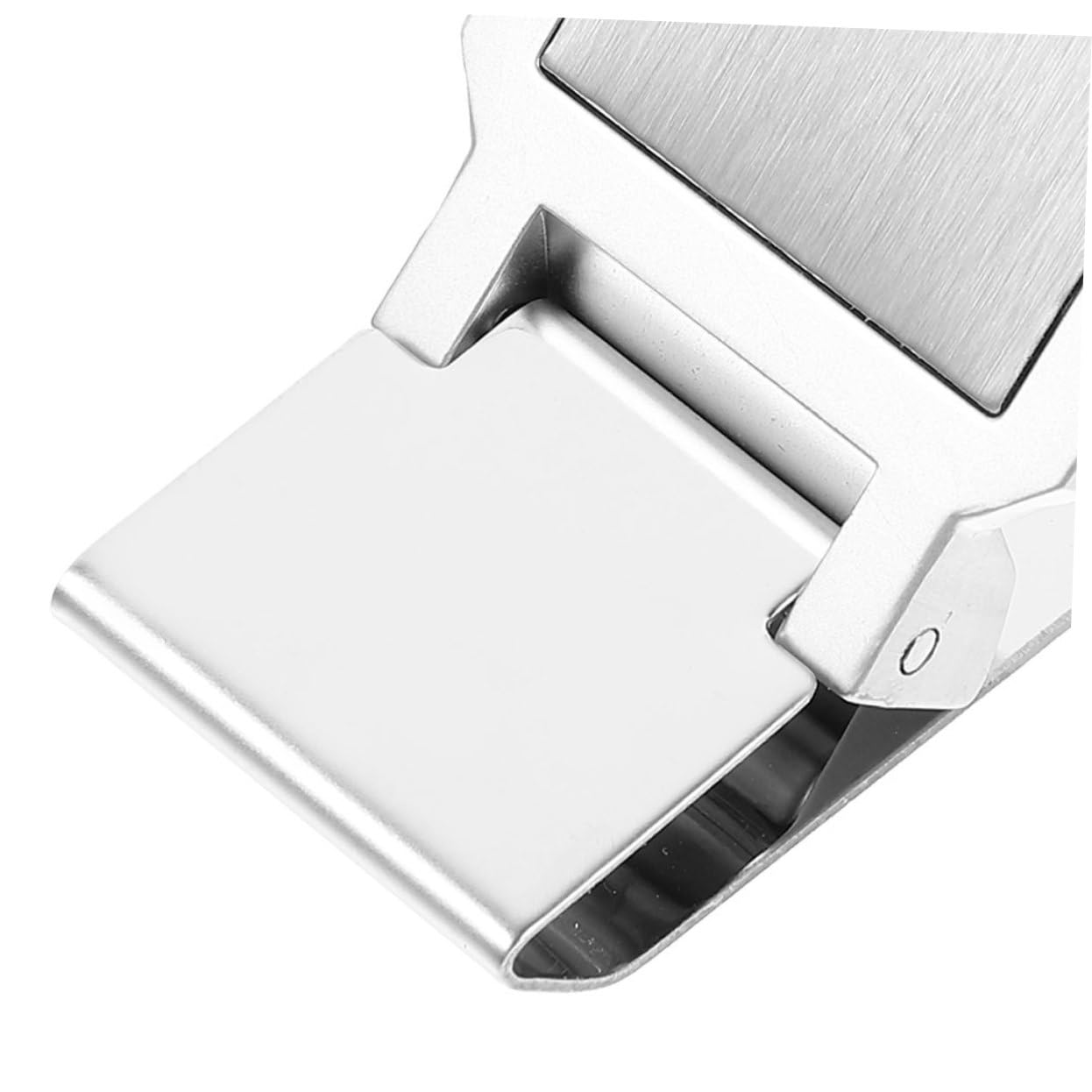 NOLITOY 2sets Men's Clip Set Metal Fixing Clamp Stylish Wallet Accessory 2pcs*2