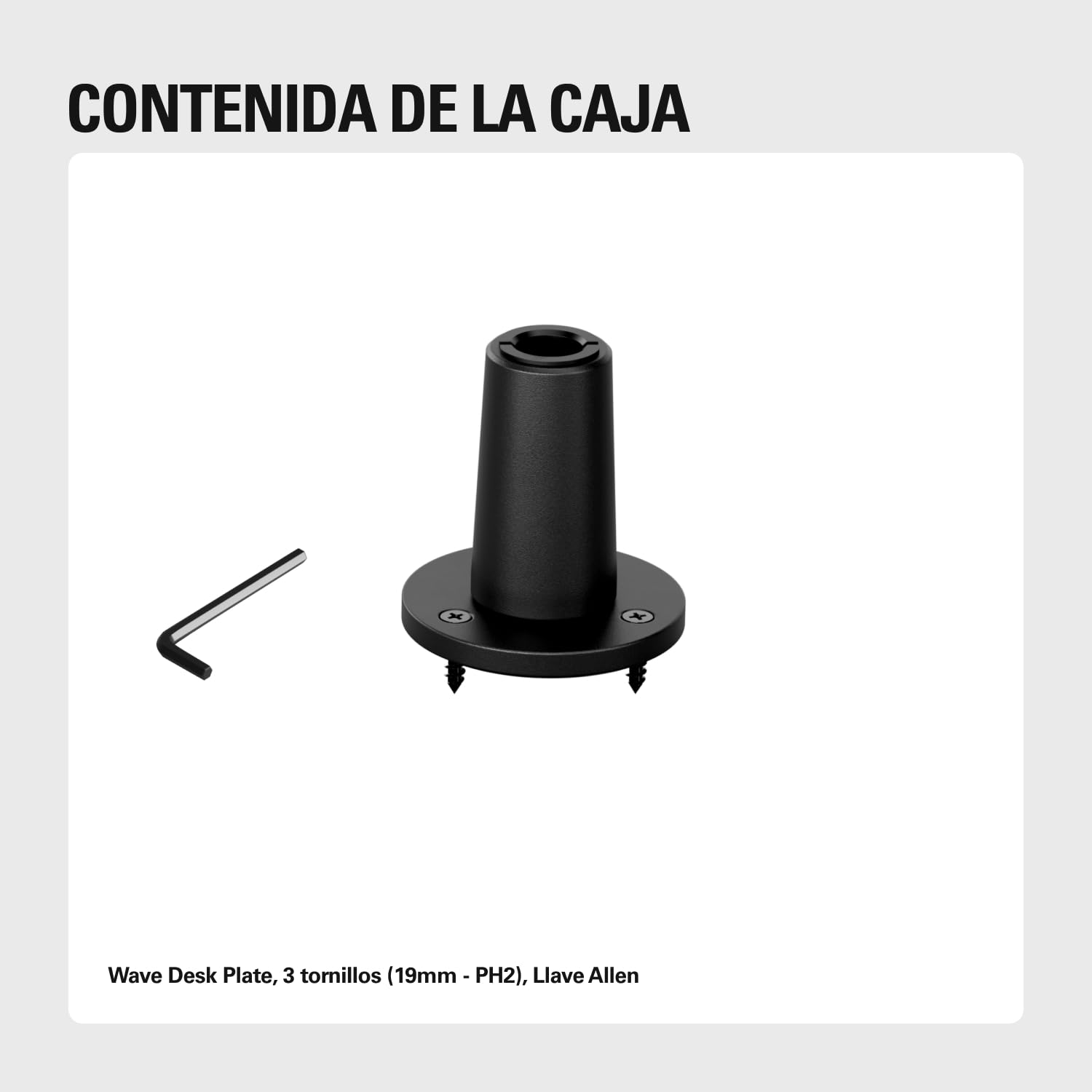 Elgato Wave Desk Plate, placa de montura
