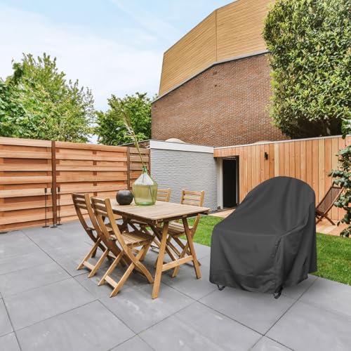 Housse chaise de jardin extérieur imperméable pour terrasse Oxford
