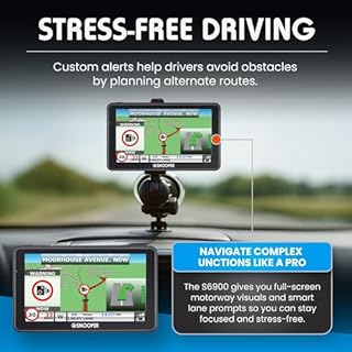 Snooper Truckmate S6900 Navigateur Satellite avec Support Magnétique Actif