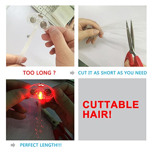 Acooe 43223-14417 10 Pack Led Hair Lights, Optics Flashing Barrettes thumb #7