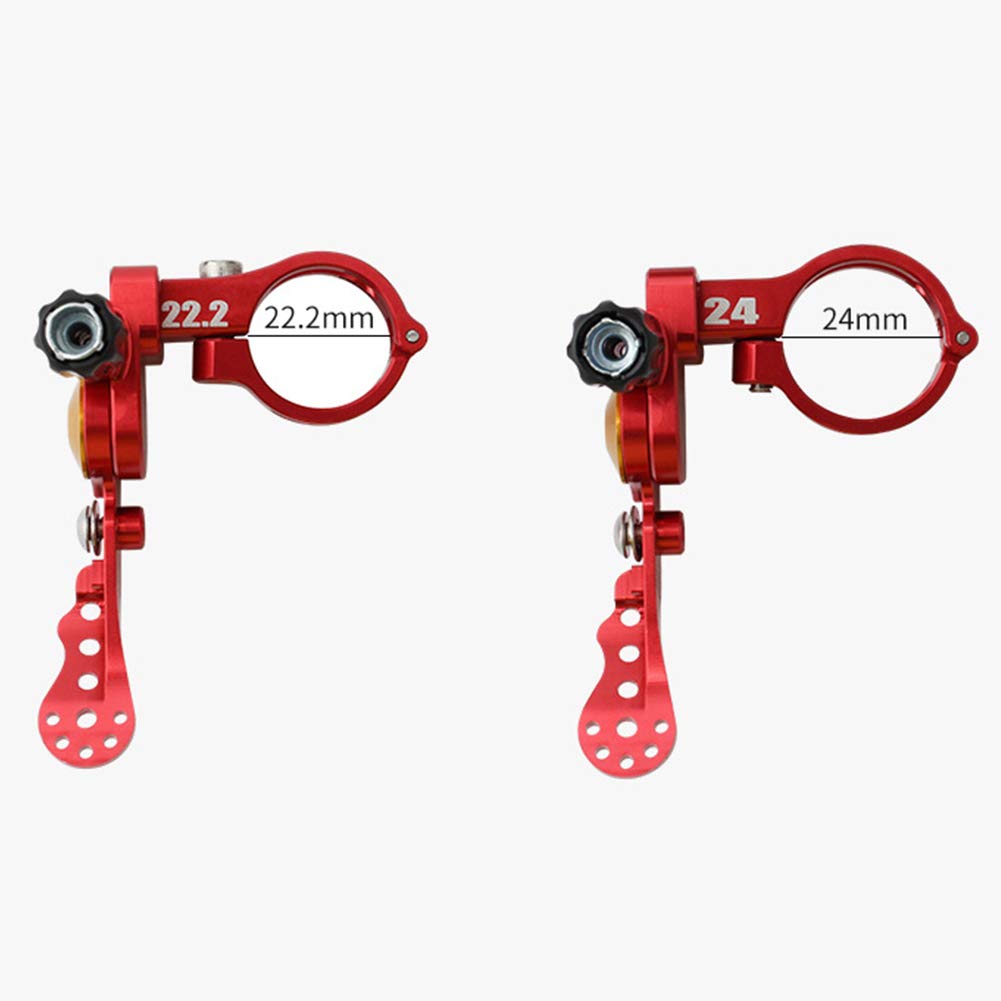Mountain Bike reggisella contagocce con leva remota, universale, design regolabile, leva del cambio con 2 chiavi per 22,2 mm o 24 mm