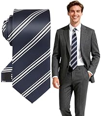 Navy Blue With White Stripes