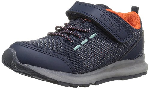 Carter's Boys Tracker2 Ligh-Up Athletic Sneaker, Navy, 9 M US Toddler
