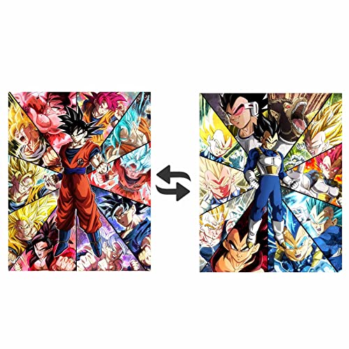 WKxinxuan 3D Poster Anime Dragon Ball, Dragon Ball 3D Poster, 29.5 * 39.6cm Dragonball Poster Pour...