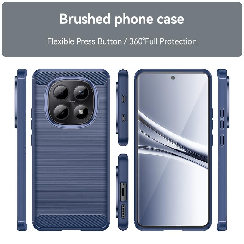Image of Basic Case for Redmi Note 15 / Note 15 SE /Poco M8 5G (Carbon Fibre Blue)