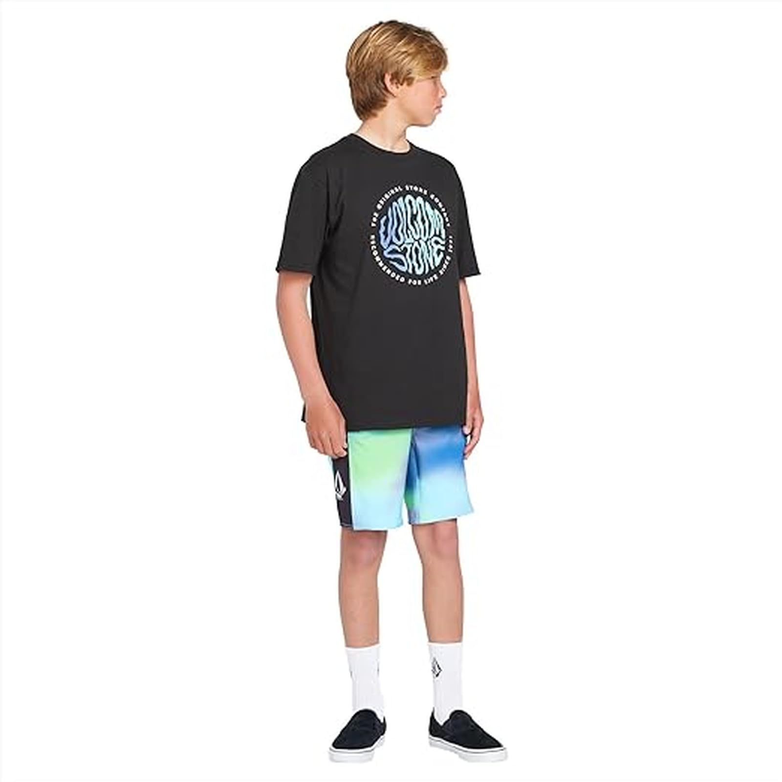Volcom Short de Bain Mod Tech (Grandes Tailles pour Garçons et Petits Combinaison modèle Court