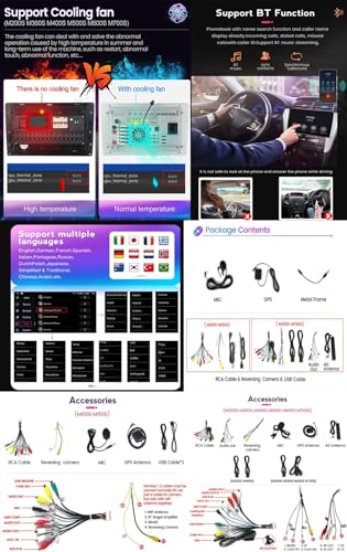 Estéreo Android 12 con DSP y sonido premium para Corolla 8