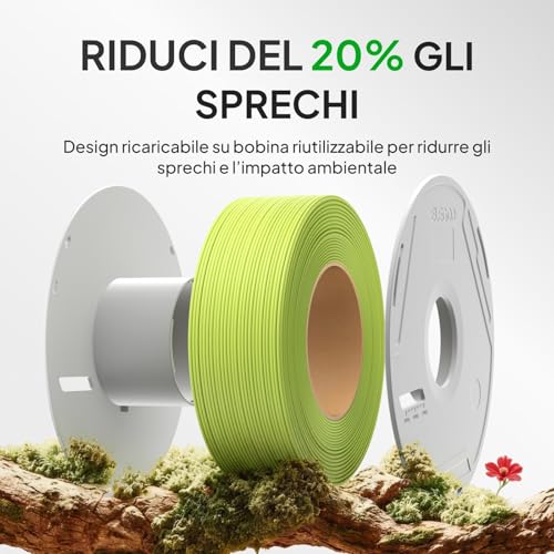 Filament PLA noir et rouge 1kg de haute précision pour modélisme