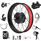 [BAFANG G062 Motor] Featuring a 48 volt 750 watt rear hub motor, max torque 80 N.m, max speed 28 MPH. Meets the needs of riding in a variety of terrains and scenarios. [Installation Requirements] The hub spacing(distance between the motor lock nuts) ...