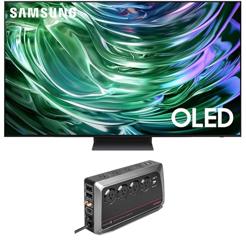 Image of Samsung QN77S90DAFXZA 77 Inch 4K OLED Smart TV with Dolby Atmos and an AudioQuest PowerQuest3 Power Filter /Surge Protector 8 Outlet (2024)