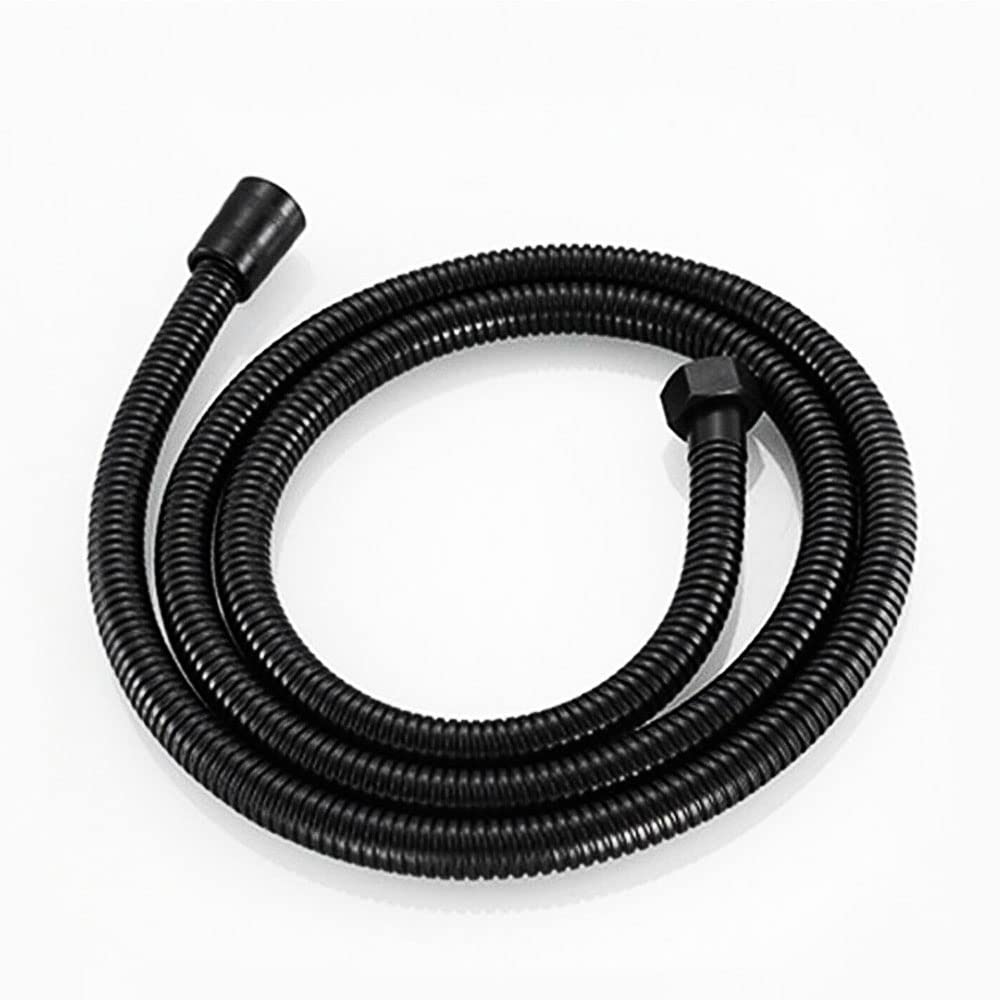 Kibath L474651 Grifo para el WC, Black higiene íntima para sustitución del Bidet, Monomando Agua fría y Caliente con Ducha de Mano. Diseño Redondo, Negro Mate