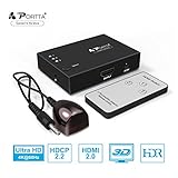 【Conmutador HDMI de 3 puertos】 el conmutador HDMI permite el acceso a múltiples fuentes HDMI, con 3 puertos de entrada HDMI y 1 puerto de salida HDMI. Puede alternar con facilidad entre estas entradas, sin tener que conectar y desconectar repetidamente los dispositivos. Múltiples puertos, múltiples opciones.