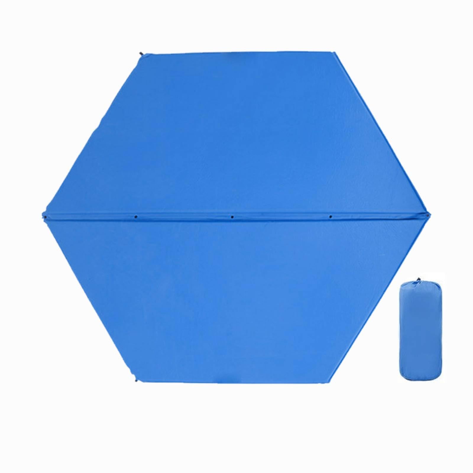 Sharplace Colchón Autoinflable de Camping Esterilla Inflable Tapete Aislante Colchoneta Portátil con Acolchado y Soporte Estable Material Poliéster PVC Plegado