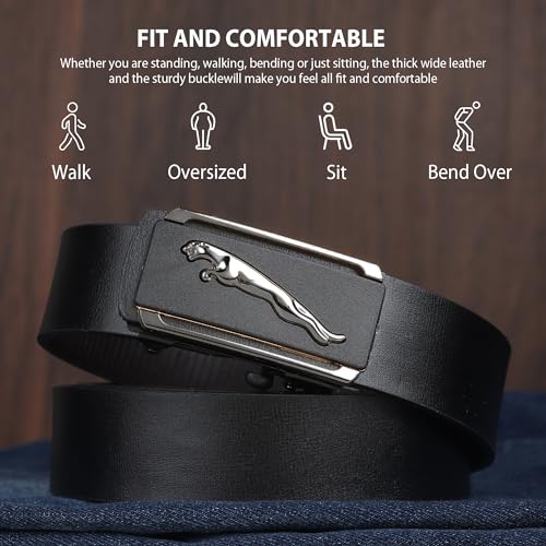 Image of ZORO Vegan Leather Belt for Men | Black | Formal /Casual