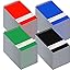 Black, Green, Dark Blue, Red