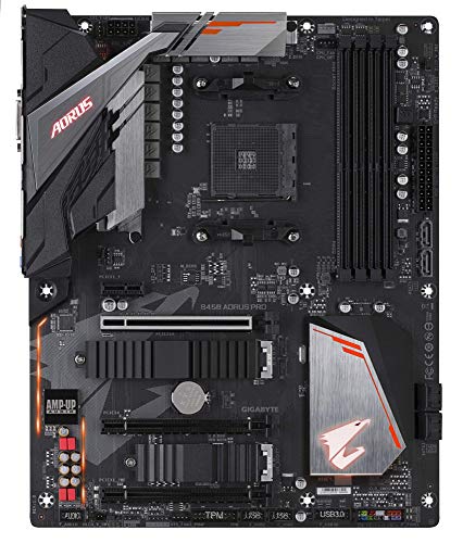 Image of GIGABYTE B450 AORUS PRO Motherboard with Hybrid Digital PWM, Dual M.2 with Dual Thermal Guards, Audio ALC1220-VB,RGB Fusion 2.0