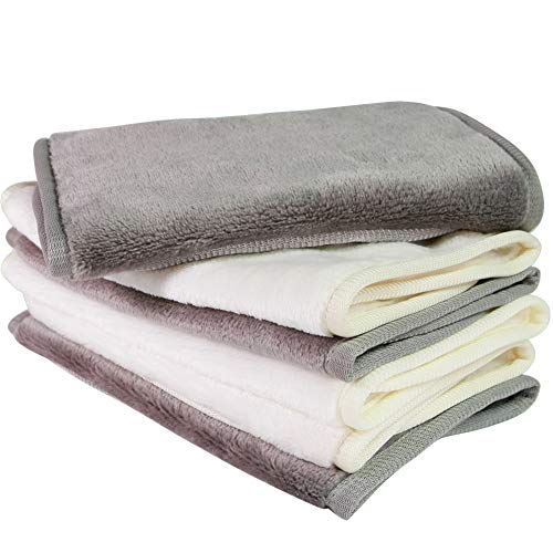KODAMO Makeup Remover Cloth/Reusable Microfiber Cleansing Towel – to Wipe Away Dirt, Oil and Cosmetics - 6 Pcs …