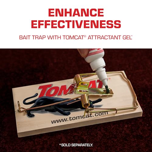 Image of Tomcat Rat Traps (Wooden), Economical, Effective Way to Catch Rats in the Home, 8-Pack