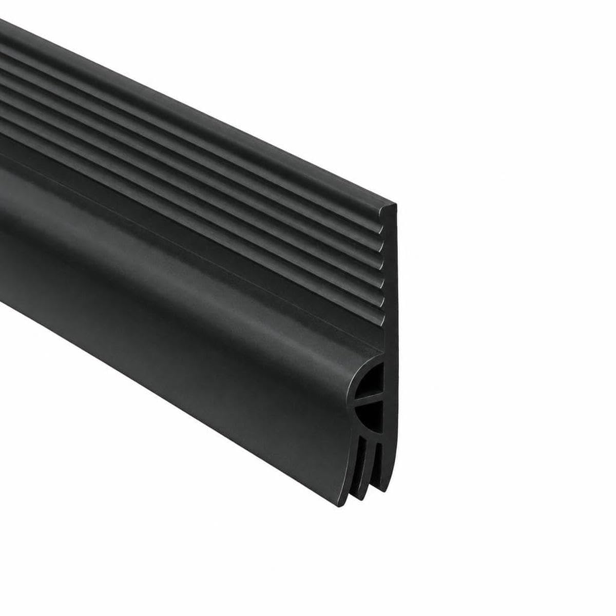 Tbskuy Grey 1M Door Bottom Sealing Strip Windproof Dust Stopper Rain Weatherstrip Noise Reduction Insulator Energy Saving Home Hardware Tool