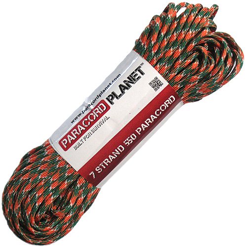 PARACORD PLANET 10 Feet Nylon 550Lb Type Iii 7 Strand Paracord Hurricane โ image 1