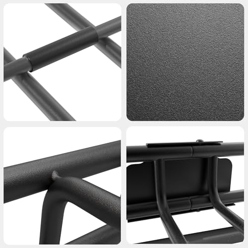 Wildroad Roof Rack Cargo Basket, Upgraded 4” Fence Car Roof Basket, 43"x 39"x 4" Universal Car Top Luggage Holder Carrier Basket Fits for SUV Truck Cars by Wildroad - Image 2