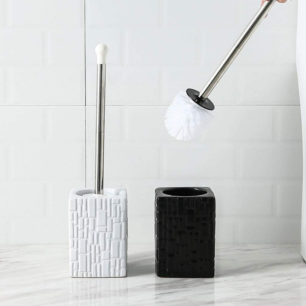 Toilet Brushes Toilet Brush and Holder Toilet Brush and Holder Set, Creative Ceramic Toilet Brush, Deep-Cleaning Toilet Bowl Brush for Bathroom Toilet Cleaning Toilet Brush Holder Toilet Brush wi