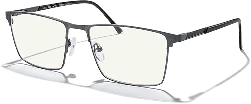 MERRY'S Gafas de bloqueo de luz azul para hombre, gafas de lectura vintage para computadora para hombre