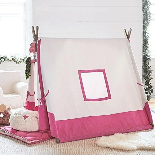 Kids Teepee Tent with 4 Poles,Play Tent,Kids Teepee,A-Frame Tent