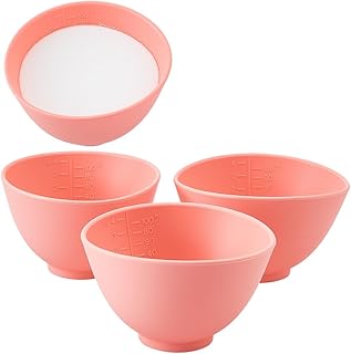 GORGECRAFT 4 cuencos de barro faciales pequeñ...