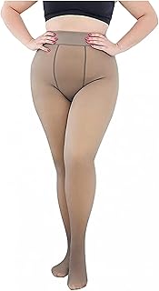 Women's Winter Warm Tights Slimming Legs Warm Fleece Pantyhose Thickened Leggings Pantss Plus Size