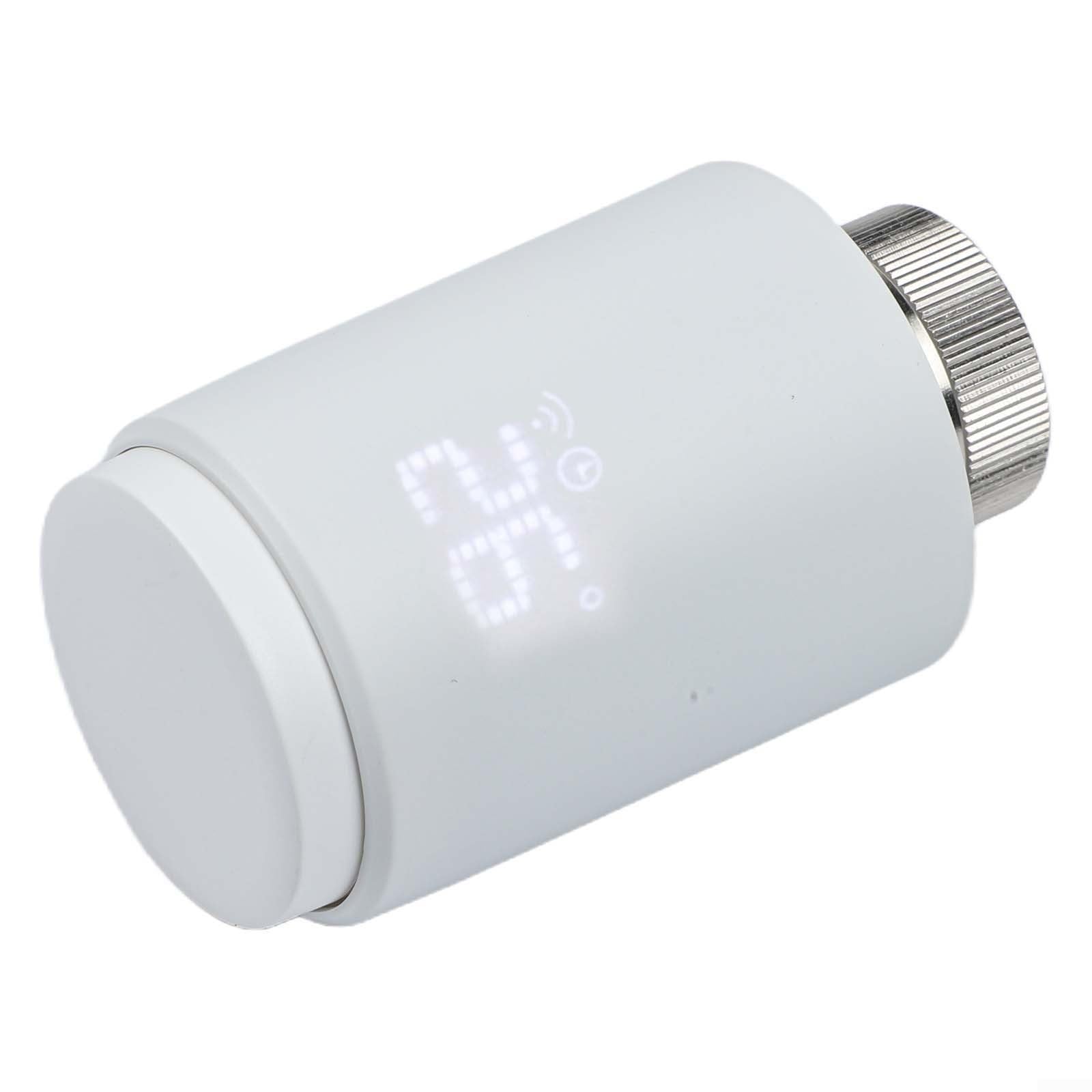 Válvula termostática Zigbee diseñada para radiadores y totalmente compatible con aplicaciones TuyaSmart y funciones de asistente de voz