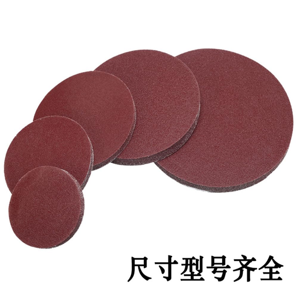 100 szt. 4 cale 100mm okrągły papier ścierny arkusze ścierne ziarno 80/320/400/600/800/1000 tarcza szlifierska z pętelką do szlifierki, 1500