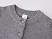 YETANLID Little Boys Knit Cardigan Sweater Kids Long Sleeve Spring Thin Sweater Gray Size 7-8 Years