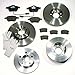 Produktbild passend für AUDI A4 B7 8E 8H - BREMSSCHEIBEN/BREMSEN SET + BELÄGE VORNE + HINTEN