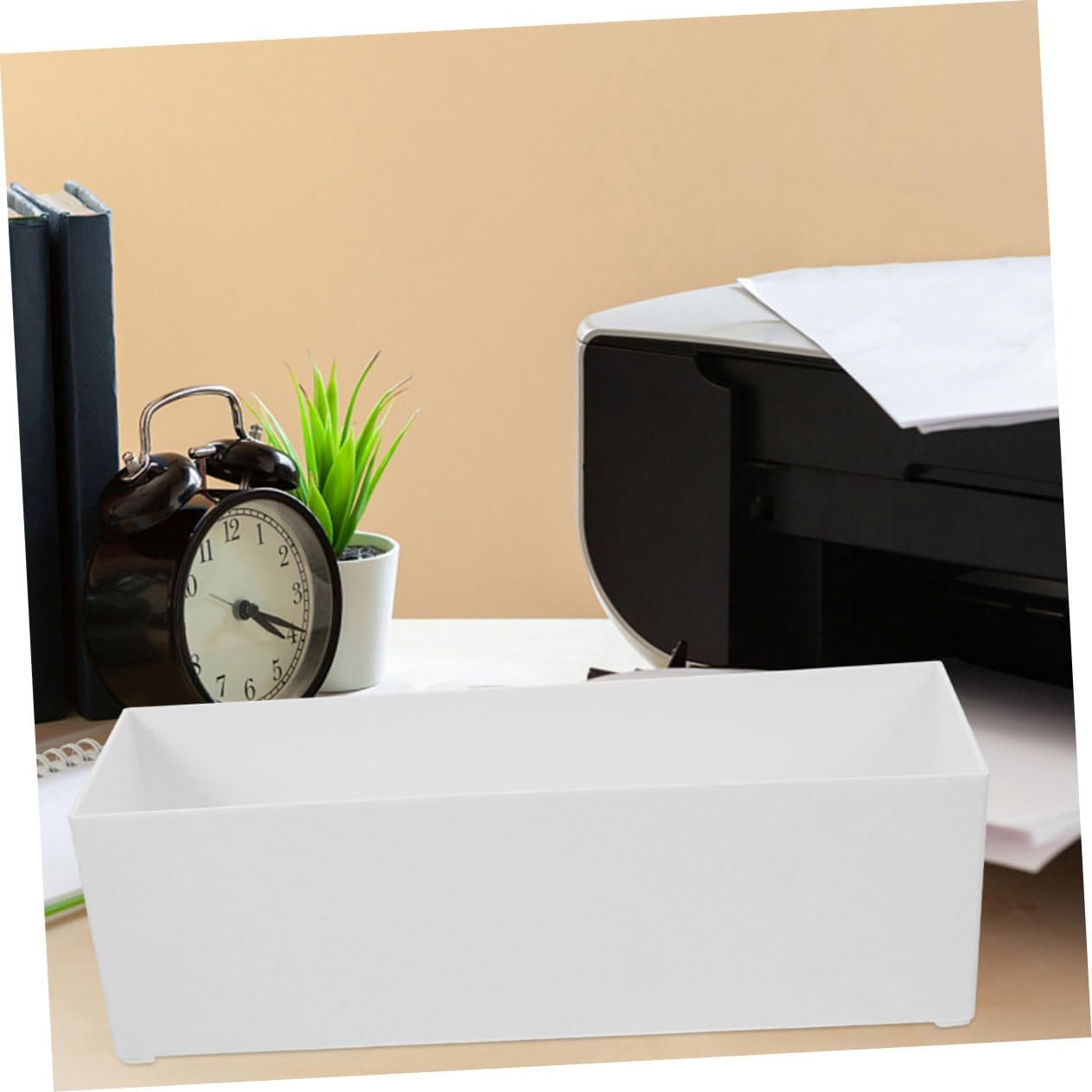 2pcs Tea Bag Storage Box Large Capacity PP Desktop Organizer
