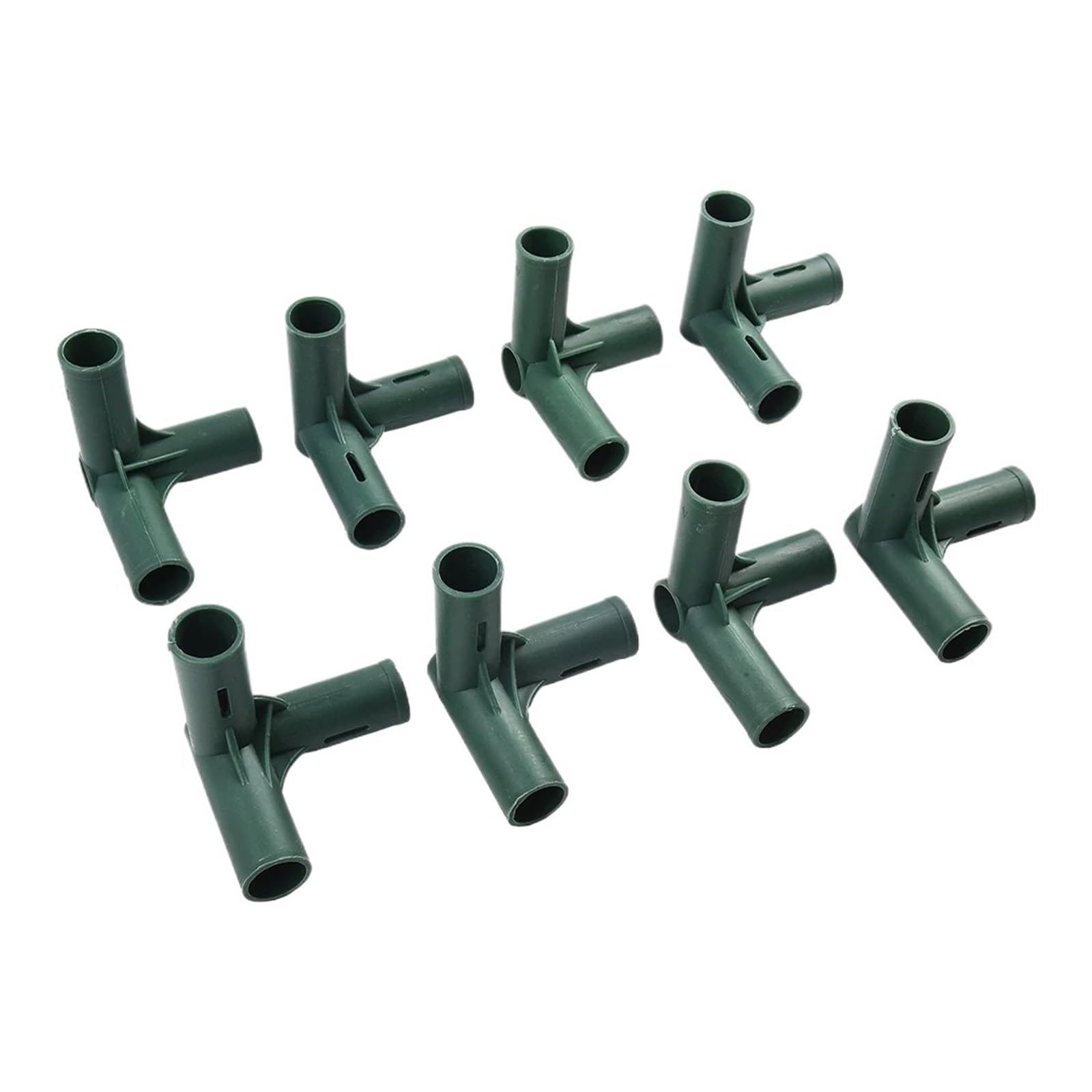 Connecteur de cadre rond 19mm pour serre et jardin - Lot de 8 clips robustes