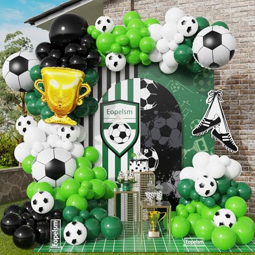 Guirlande de ballons football 145 pièces pour décoration anniversaire et fête sport