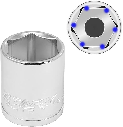 Miniatura 4 de Stark USA Juego de llaves de vaso de 47 piezas de 14 pulgadas y 38 pulgadas con trinquete reversible de 90 dientes