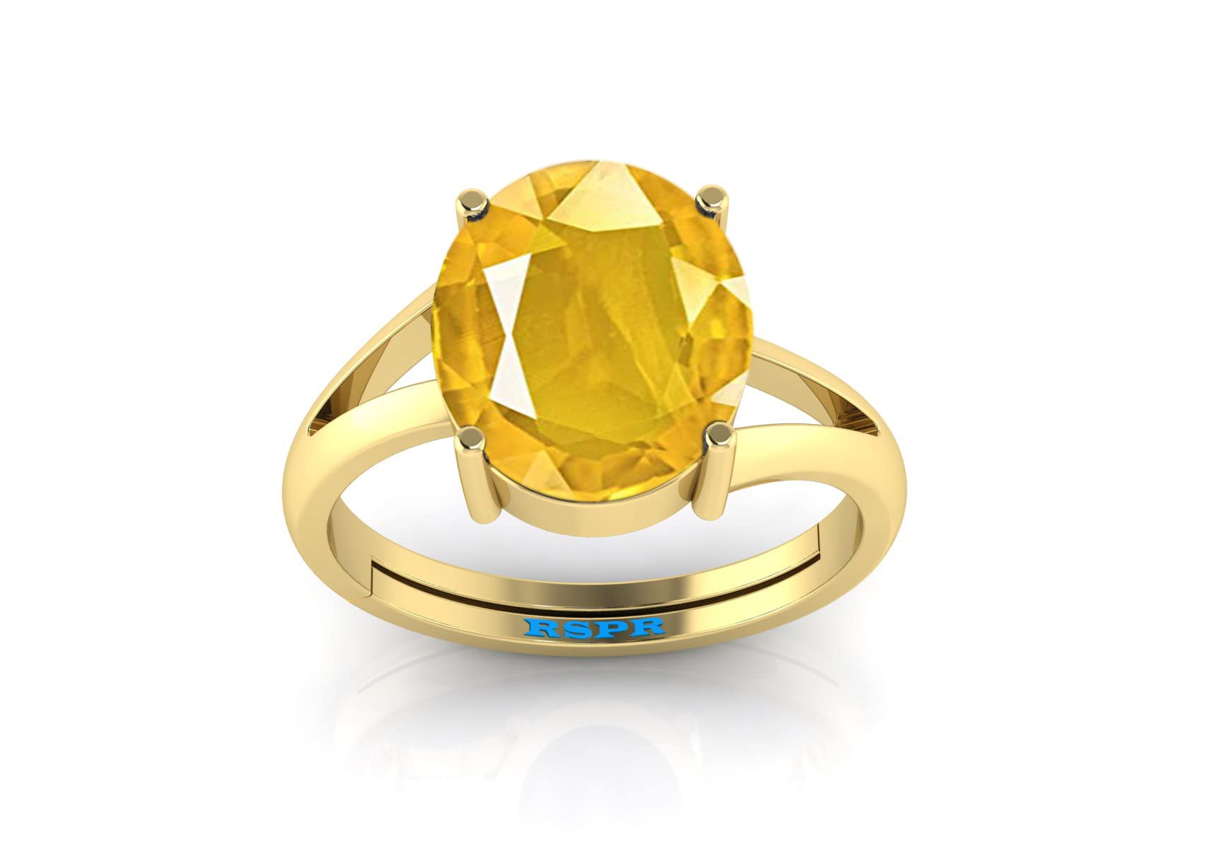 TODANI JEMS 14.25 Ratti 13.60 Carat Unheated Untreatet A+ Quality Natural Yellow Sapphire Pukhraj Gemstone Ring for Womens and Mens (Lab Certified) (B09PRHS9DT) Amazon Price History, Amazon Price Tracker