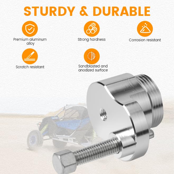 Image of Belt Removal Tool Silver 529000088 708200686 708200720 | for 2017-2020 Can Am Maverick X3 MAX Trail 1000R