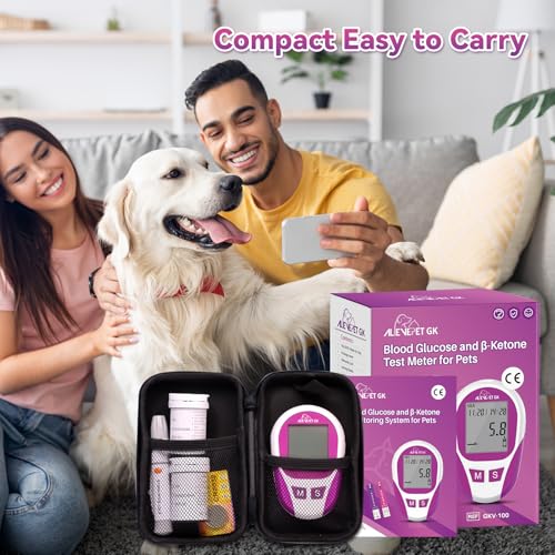 Image of Blood Ketone Test Strips for Pets β-Ketone Farm Testing - Accurate, Easy-to-use Ketosis Detection Tool for Cats and Dogs, Home Veterinary Supplies